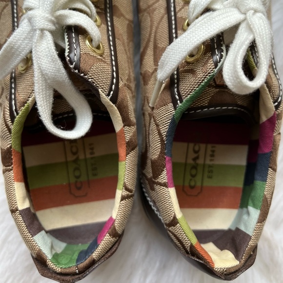 Coach - Brown Monogram Sneaker - Picture 4 of 10
